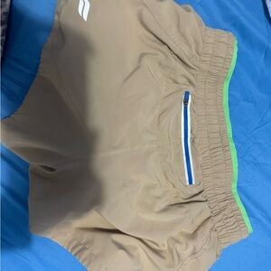 Fabletics Tan Athletic Shorts